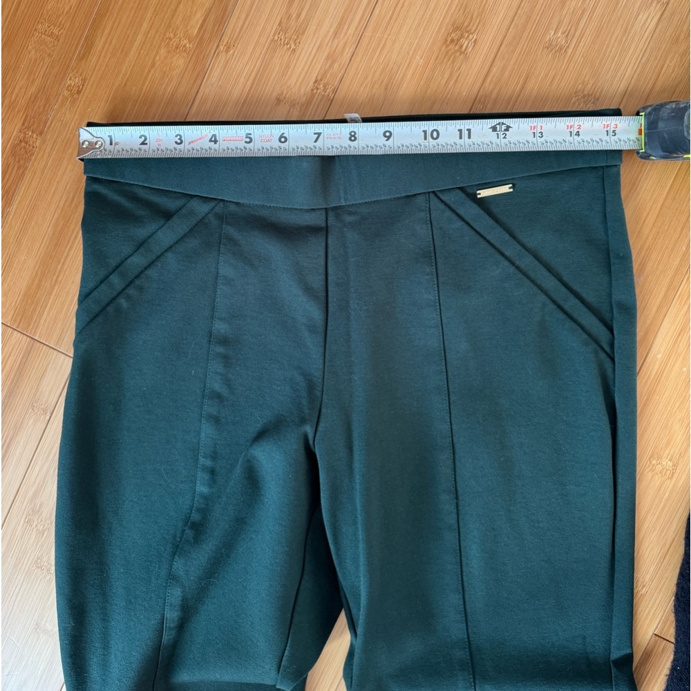 Anne Klein Ponte Knit Pants in Dark Green. EUC